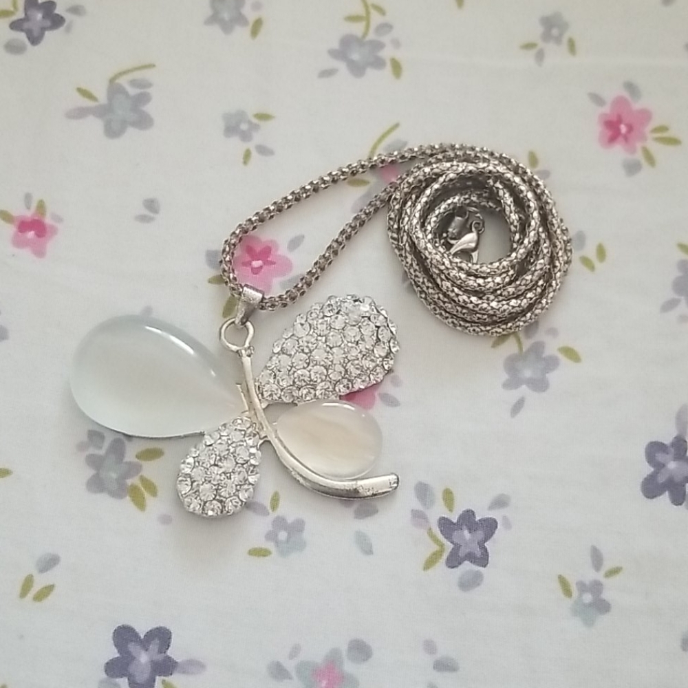 Butterfly pendant necklace